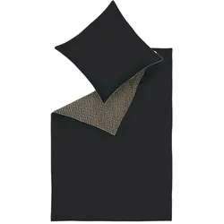 Bettwäsche ESPRIT "Scatter", schwarz, B/L: 155cm x 220cm, , Renforcé, B/L: 80cm x 80cm, Renforcu00e9, Obermaterial: 100% Baumwolle, Bettwäsche, aus nachhaltigerer Baumwolle