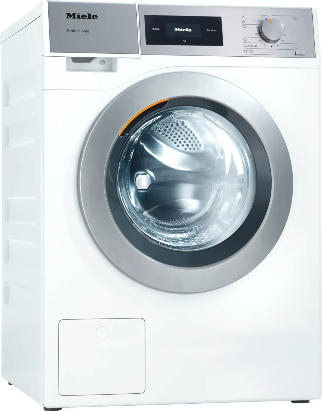 Miele PWM 507 [EL DP] Professional Waschmaschine, Kleiner Riese, elektrobeheizt, mit Ablaufpumpe Lotosweiß