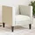 vidaXL Chesterfield Sessel Samt 70 x 75 x 80 cm Creme