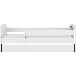 raumhirsch furniture Kinderbett Waschbär 70 x 140 cm Holz weiß