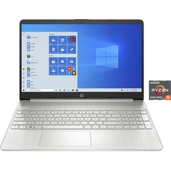 HP 15s-eq2200ng Notebook (39,6 cm/15,6 Zoll, AMD Ryzen 5 5500U, Radeon Graphics, 512 GB SSD, Windows 11) silberfarben