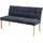 Sofa.de Polsterbank Dakota Blau 150 x 89 x 64 cm