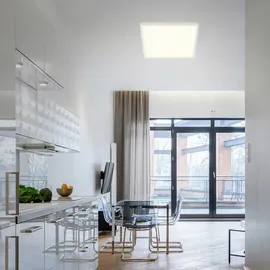 Briloner LED Panel 1-flg. quadratisch 42 x 42 x 3 cm weiß