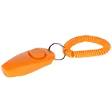 kerbl heimtier Kerbl Clicker und Pfeife 2in1 orange, 8 cm