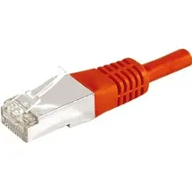 Dexlan Patchkabel Cat. 6A, F/UTP, rot, 0,15 m