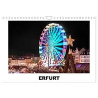 Calvendo Verlag Erfurt (Wandkalender 2026 DIN A4 quer), CALVENDO