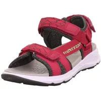 Superfit Criss Cross Sandale, Rot Grün 5010, 42