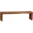 FineBuy Sitzbank Akazie Braun 180 x 35 cm
