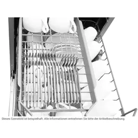 Amica EGSP 560 911 E Einbau-Geschirrspüler (teilintegrierbar, 448 mm breit, Edelstahl)