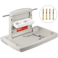 Vevor 85 x 57 x 47 cm Wickeltisch klappbar Wickelstation für Babys HDPE für Geschäftliche und Private Anlässe