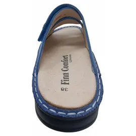 Finn Comfort Slides blau 39