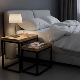 bene living Couchtisch 2er Set Lecce Mango natur