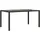 vidaXL Gartentisch mit Glasplatte Schwarz 150x90x75 cm Poly Rattan