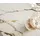 DeLife Edge 200 x 78 x 100 cm weiß-gold-grau