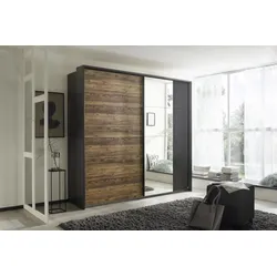 Schwebetürenschrank BANGKOK - braun