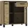 Forte Trondheim 91,4 x 91,2 x 41,5 cm Artisan Eiche/Schwarz Eiche