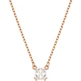 Swarovski Kette mit Anhänger "Stilla Attract", gold (gelbgoldfarben, kristallweiß), Halsketten, Damen, Metall, L: 45, mit Swarovski Zirkonia (synth.)