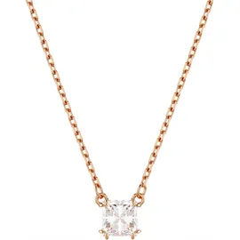 Swarovski Kette mit Anhänger "Stilla Attract", gold (gelbgoldfarben, kristallweiß), Halsketten, Damen, Metall, L: 45, mit Swarovski Zirkonia (synth.)