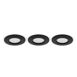 Philips Hue Slim Recessed Spot black 90mm 3er Pack