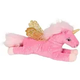 DIE SPIEGELBURG 18783 Glitzer-Beanie, rosa, 15 cm - Einhorn-Paradies