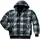 Scheibler Thermo Wendejacke Gr.M schwarz-weiß kariert od.schwarz uni
