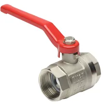 Meister Craft Kugelhahn 1,25" rot Messing