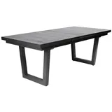 LC Garden Keramo Ausziehtisch V-Fuß Anthrazit 200/260x100x75cm Gartentisch