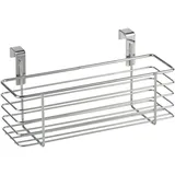 Wenko Einhängekorb in Silber - (B)24 x (H)11,5 x (T)10 cm
