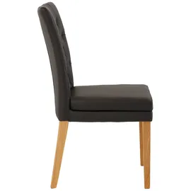 Home Affaire Colorado 2 St. Kunstleder dunkelbraun/eiche