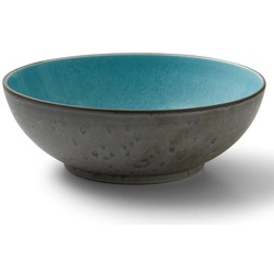 Bitz Salatschüssel Salatschüssel matt grey / shiny light blue 30 cm bunt
