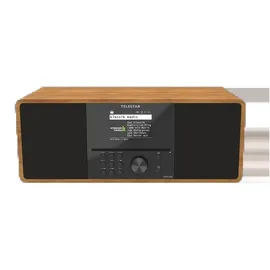 Telestar TOP 300 Holz Internet CD-Radio Internet, DAB+, UKW USB, WLAN, Internetradio, DAB+, CD, Bluetooth®, AUX Inkl. Fernbedienung Holz