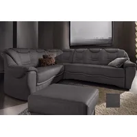 sit&more Eckcouch Kunstleder 3-Sitzer Grau