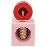 Alessi Nussknacker Sottsass Collection rosa/rot