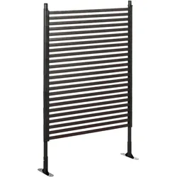 Outsunny Gartenzaun Stahl mit PE-Beschichtung