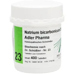 Biochemie Adler 23 Natrium Bicarbonicum D12 Adler