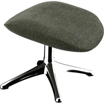 flexlux Fußhocker "Marinella, Fußstütze für Lounging, Entspannung der Extraklasse, Scandi", turtle, aluminiumfarben, Hocker, Kinder, B/H/T: 59cm x 41cm x 46cm, Chenille BURANO, 100% Polyester, Fußhocker, Brescia-Stoff, Robuster Aluminiumfuß, Pflegeleicht und