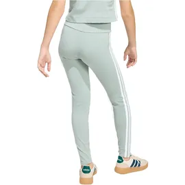 adidas ESSENTIALS 3 STRIPES Leggings Wonder Sage/white 164