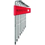 PB SWISS TOOLS Winkelschraubendreher-Satz für TX, gekordelt, Anzahl Schraubendreher: 8