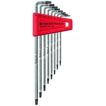PB SWISS TOOLS Winkelschraubendreher-Satz für TX, gekordelt, Anzahl Schraubendreher: 8