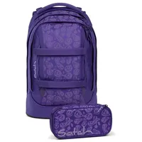 Satch Pack Bright Faces lila