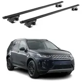 Aurilis OMAC Dachträger Alu für Land Rover Discovery Sport L550 2015-25 5tür Schwarz ABE 2x (2-St), Wasserbeständig,Abnehmbar,Multifunktional,Leichtgewichtig schwarz
