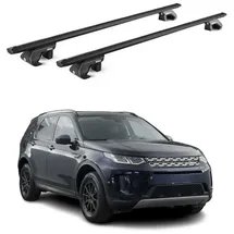 Aurilis OMAC Dachträger Alu für Land Rover Discovery Sport L550 2015-25 5tür Schwarz ABE 2x (2-St), Wasserbeständig,Abnehmbar,Multifunktional,Leichtgewichtig schwarz