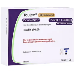 TOUJEO 300 E/ml DoubleStar Inj.-Lsg.i.e.Fertigpen 10X3 ml