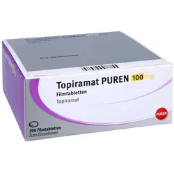 Topiramat Puren 100 mg Filmtabletten 200 St
