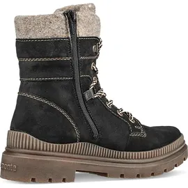 REMONTE Damen D0C77 Schneestiefel, schwarz/schwarz/schwarz/Wood/Chestnut / 02, 39 EU