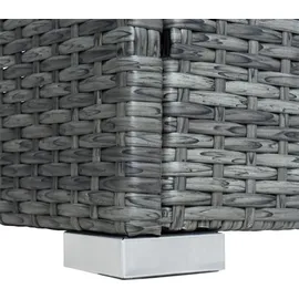 Estexo Rattan Lounge Sitzgruppe Loungeset grau