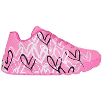 SKECHERS Uno Lite Metallic Love Kinder Pink 36
