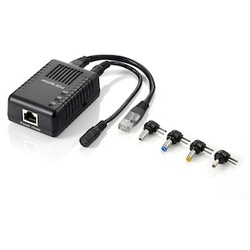 LEVELONE Fast Ethernet PoE Splitter, 802.3af PoE, 5-12V DC Ausgang