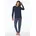 Uncover Nightwear Pyjama Gestreift Blau 36