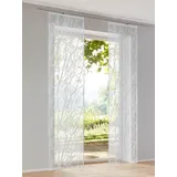 Heine Schiebevorhang in weiß | Gr.: 145-x-57cm